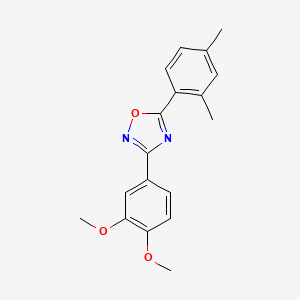 3-(3,4-dimethoxyphenyl)-5-(2,4-dimethylphenyl)-1,2,4-oxadiazole