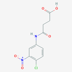 molecular formula C10H9ClN2O5 B5797299 4-[(4-chloro-3-nitrophenyl)amino]-4-oxobutanoic acid CAS No. 413604-04-3