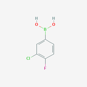 B057973 3-Chloro-4-fluorophenylboronic acid CAS No. 144432-85-9