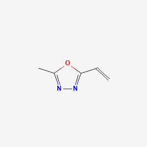 molecular formula C5H6N2O B579734 2-Ethenyl-5-methyl-1,3,4-oxadiazole CAS No. 18755-51-6
