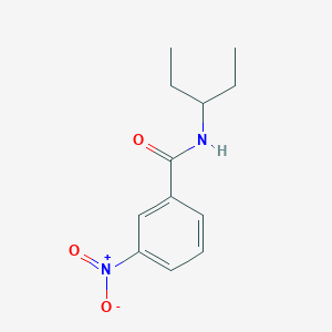 molecular formula C12H16N2O3 B5797342 N-(1-ethylpropyl)-3-nitrobenzamide 