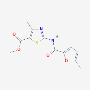 molecular formula C12H12N2O4S B5797417 methyl 4-methyl-2-[(5-methyl-2-furoyl)amino]-1,3-thiazole-5-carboxylate 