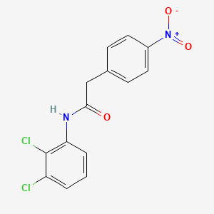 molecular formula C14H10Cl2N2O3 B5797435 N-(2,3-dichlorophenyl)-2-(4-nitrophenyl)acetamide 