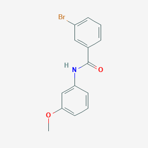 molecular formula C14H12BrNO2 B5797483 3-bromo-N-(3-methoxyphenyl)benzamide 