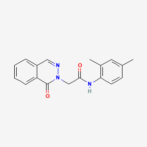 molecular formula C18H17N3O2 B5797532 N-(2,4-dimethylphenyl)-2-(1-oxo-2(1H)-phthalazinyl)acetamide 