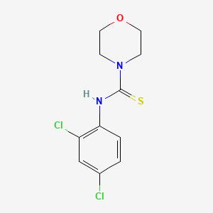 molecular formula C11H12Cl2N2OS B5797543 N-(2,4-dichlorophenyl)-4-morpholinecarbothioamide 