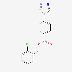 2-chlorobenzyl 4-(4H-1,2,4-triazol-4-yl)benzoate