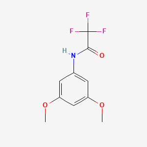 molecular formula C10H10F3NO3 B5797722 N-(3,5-dimethoxyphenyl)-2,2,2-trifluoroacetamide 
