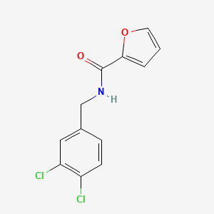 molecular formula C12H9Cl2NO2 B5797723 N-(3,4-dichlorobenzyl)-2-furamide 