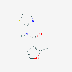 molecular formula C9H8N2O2S B5797804 2-methyl-N-1,3-thiazol-2-yl-3-furamide 