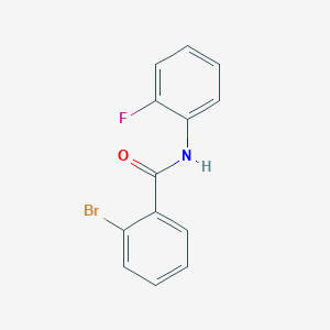 molecular formula C13H9BrFNO B5797806 2-溴-N-(2-氟苯基)苯甲酰胺 