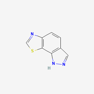 B579783 1H-[1,3]Thiazolo[4,5-G]indazole CAS No. 19546-90-8