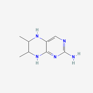 B579785 6,7-Dimethyl-5,6,7,8-tetrahydropteridin-2-amine CAS No. 16048-62-7