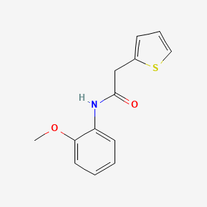 molecular formula C13H13NO2S B5797857 N-(2-methoxyphenyl)-2-(2-thienyl)acetamide 