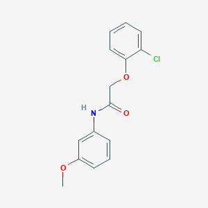 molecular formula C15H14ClNO3 B5797891 2-(2-chlorophenoxy)-N-(3-methoxyphenyl)acetamide 