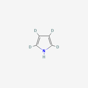 molecular formula C4H5N B579794 吡咯-2,3,4,5-d4 CAS No. 17767-94-1