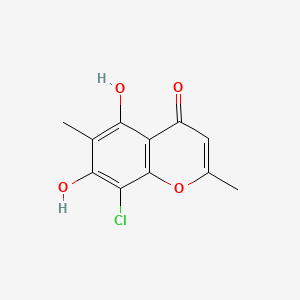 molecular formula C11H9ClO4 B579798 索尔迪酮 CAS No. 18780-80-8