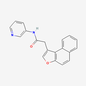 molecular formula C19H14N2O2 B5797999 2-naphtho[2,1-b]furan-1-yl-N-3-pyridinylacetamide 