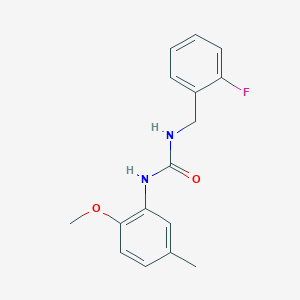 N-(2-fluorobenzyl)-N'-(2-methoxy-5-methylphenyl)urea