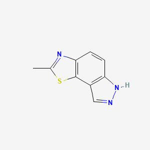 B579804 2-Methyl-7H-[1,3]thiazolo[5,4-e]indazole CAS No. 18035-08-0