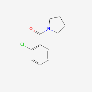 1-(2-chloro-4-methylbenzoyl)pyrrolidine