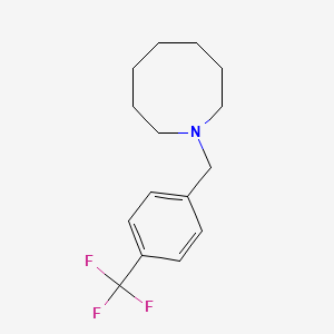 molecular formula C15H20F3N B5798062 1-[4-(trifluoromethyl)benzyl]azocane 