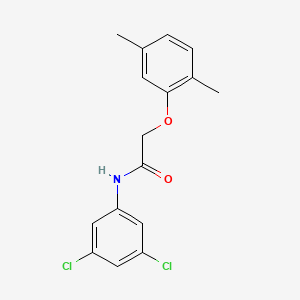 molecular formula C16H15Cl2NO2 B5798075 N-(3,5-dichlorophenyl)-2-(2,5-dimethylphenoxy)acetamide 