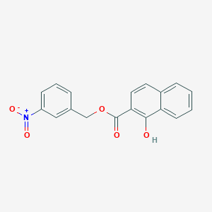 molecular formula C18H13NO5 B5798083 3-nitrobenzyl 1-hydroxy-2-naphthoate 
