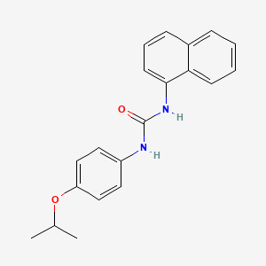 molecular formula C20H20N2O2 B5798103 N-(4-isopropoxyphenyl)-N'-1-naphthylurea 