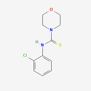 molecular formula C11H13ClN2OS B5798128 N-(2-chlorophenyl)-4-morpholinecarbothioamide 