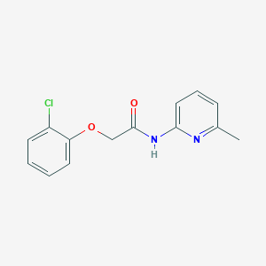 molecular formula C14H13ClN2O2 B5798167 2-(2-chlorophenoxy)-N-(6-methyl-2-pyridinyl)acetamide 