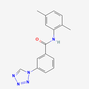 molecular formula C16H15N5O B5798169 N-(2,5-dimethylphenyl)-3-(1H-tetrazol-1-yl)benzamide 