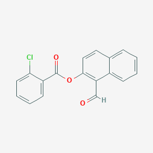 molecular formula C18H11ClO3 B5798259 1-formyl-2-naphthyl 2-chlorobenzoate 