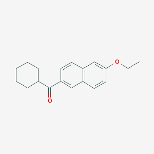 molecular formula C19H22O2 B5798261 cyclohexyl(6-ethoxy-2-naphthyl)methanone 