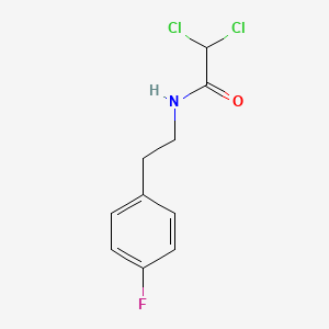 molecular formula C10H10Cl2FNO B5798281 2,2-dichloro-N-[2-(4-fluorophenyl)ethyl]acetamide 