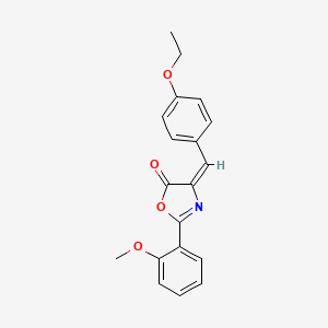 molecular formula C19H17NO4 B5798306 4-(4-ethoxybenzylidene)-2-(2-methoxyphenyl)-1,3-oxazol-5(4H)-one 