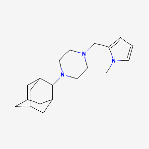 molecular formula C20H31N3 B5798330 1-(2-adamantyl)-4-[(1-methyl-1H-pyrrol-2-yl)methyl]piperazine 