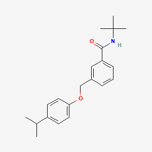 N-(tert-butyl)-3-[(4-isopropylphenoxy)methyl]benzamide