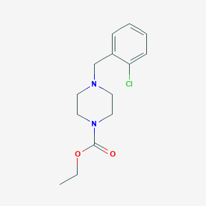 molecular formula C14H19ClN2O2 B5798418 ethyl 4-(2-chlorobenzyl)-1-piperazinecarboxylate 