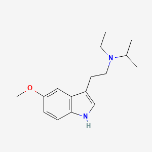 molecular formula C16H24N2O B579851 N-乙基-N-[2-(5-甲氧基-1H-吲哚-3-基)乙基]丙-2-胺 CAS No. 850032-66-5