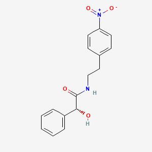 molecular formula C16H16N2O4 B579861 (R)-2-Hydroxy-N-(4-nitrophenethyl)-2-phenylacetamide CAS No. 521284-19-5