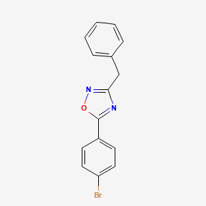 molecular formula C15H11BrN2O B5798667 3-benzyl-5-(4-bromophenyl)-1,2,4-oxadiazole 