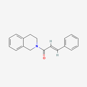 molecular formula C18H17NO B5798730 2-cinnamoyl-1,2,3,4-tetrahydroisoquinoline 