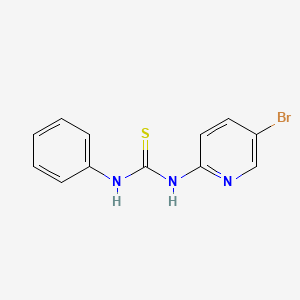 molecular formula C12H10BrN3S B5798810 N-(5-bromo-2-pyridinyl)-N'-phenylthiourea 