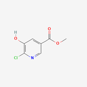 B579885 Methyl 6-chloro-5-hydroxynicotinate CAS No. 915107-30-1