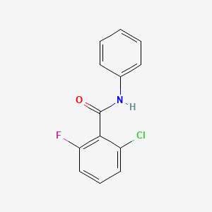 molecular formula C13H9ClFNO B5798851 2-chloro-6-fluoro-N-phenylbenzamide 