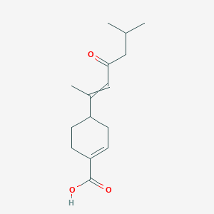 molecular formula C15H22O3 B579892 9-氧代-2,7-双倍半萜二烯-15-酸 CAS No. 93888-59-6