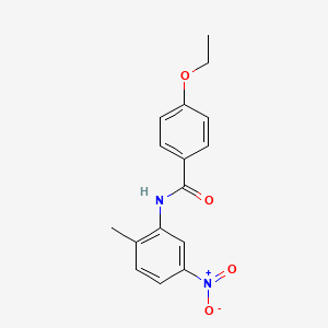 molecular formula C16H16N2O4 B5798920 4-ethoxy-N-(2-methyl-5-nitrophenyl)benzamide 