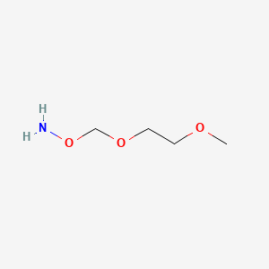 molecular formula C4H11NO3 B579900 O-[(2-Methoxyethoxy)methyl]hydroxylamine CAS No. 113952-50-4