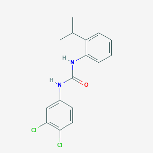 molecular formula C16H16Cl2N2O B5799033 N-(3,4-dichlorophenyl)-N'-(2-isopropylphenyl)urea 